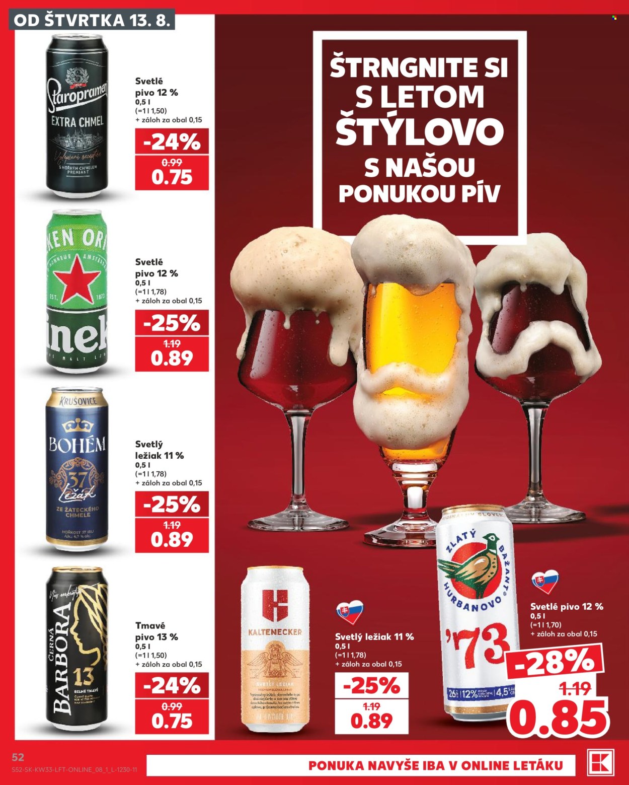 Leták Kaufland - 13.8.2026 - 19.8.2026. Strana 52