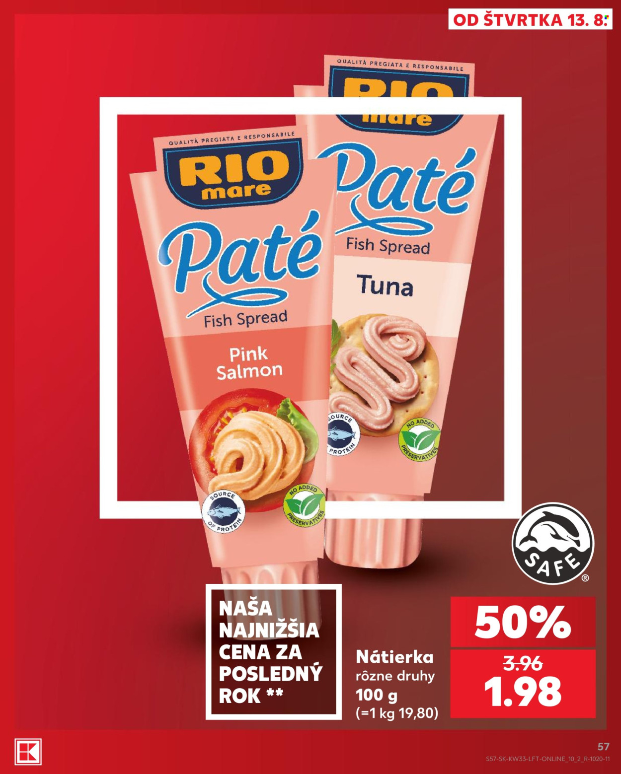 Leták Kaufland - 13.8.2026 - 19.8.2026. Strana 57