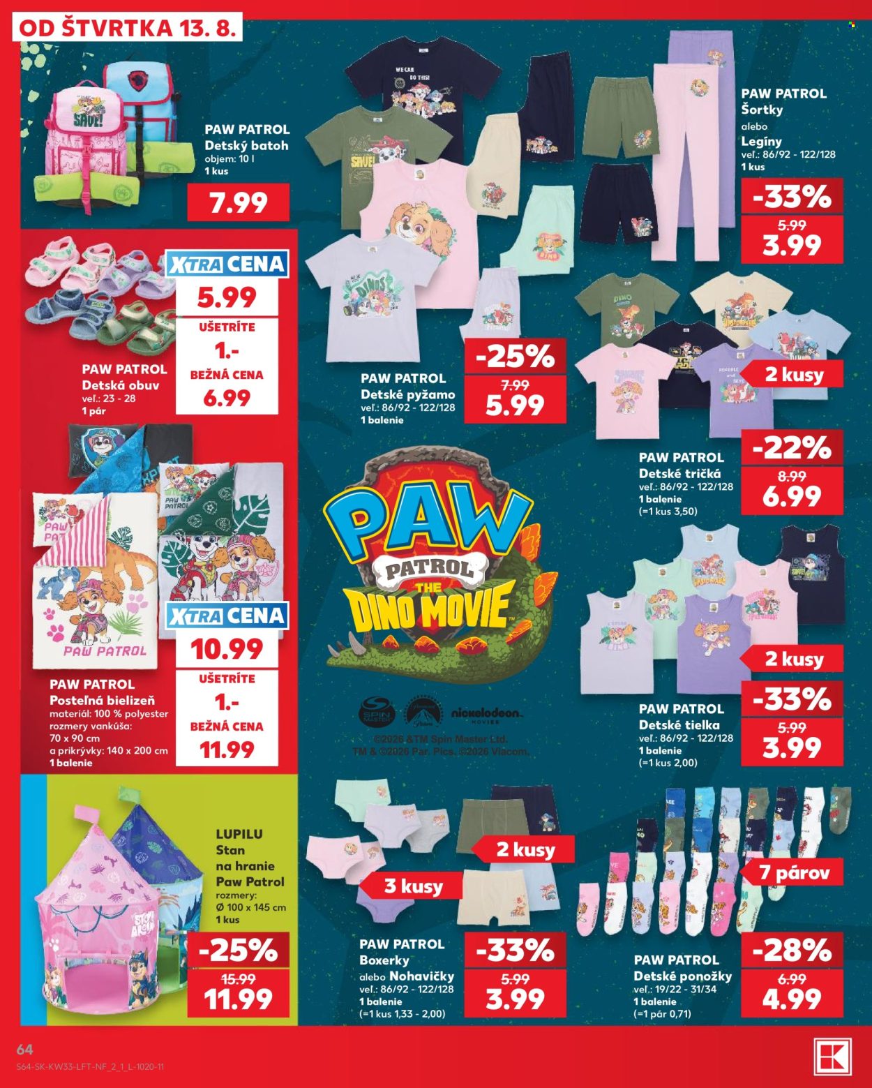 Leták Kaufland - 13.8.2026 - 19.8.2026. Strana 64