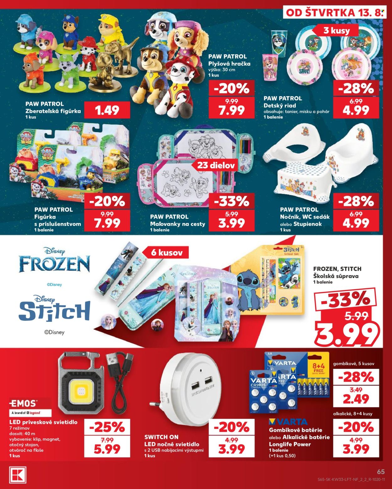 Leták Kaufland - 13.8.2026 - 19.8.2026. Strana 65