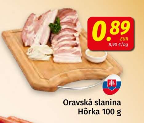 Oravská slanina Hôrka 100 g