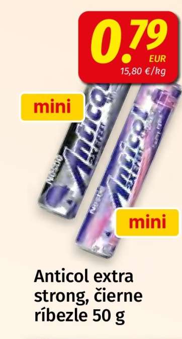 Anticol extra strong, čierne ríbezle 50 g