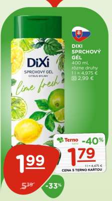 DIXI SPRCHOVÝ GÉL