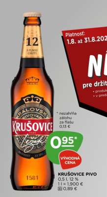 KRUŠOVICE Pivo