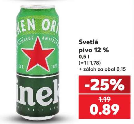 Svetlé pivo 12 %