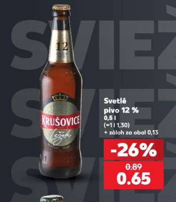 Svetlé pivo 12 %
