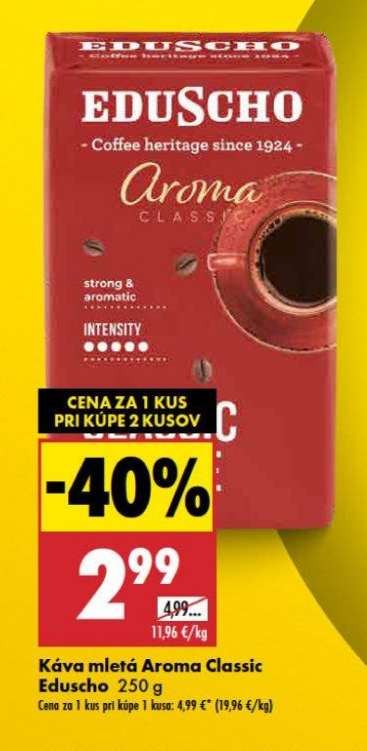 Káva mletá Aroma classic Eduscho 250 g