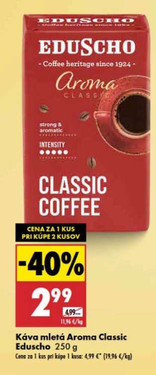 Káva mletá Aroma classic Eduscho 250 g