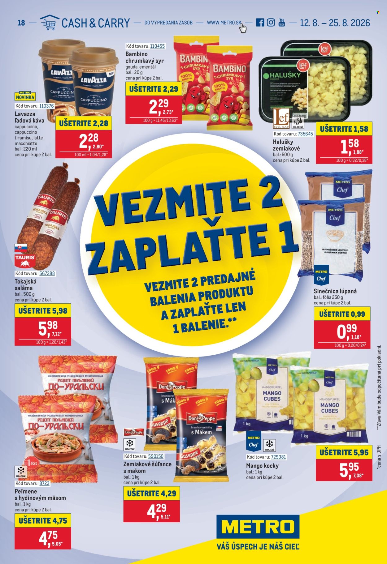 Leták Metro - 12.8.2026 - 25.8.2026. Strana 1