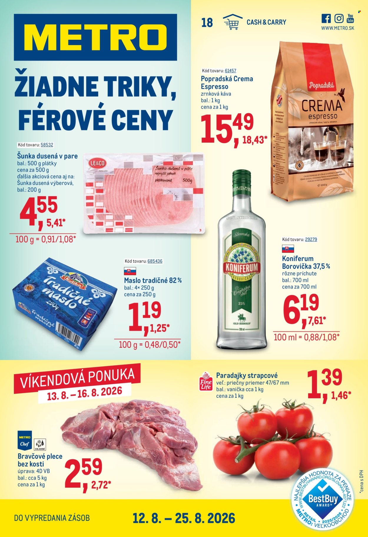 Leták Metro - 12.8.2026 - 25.8.2026. Strana 1