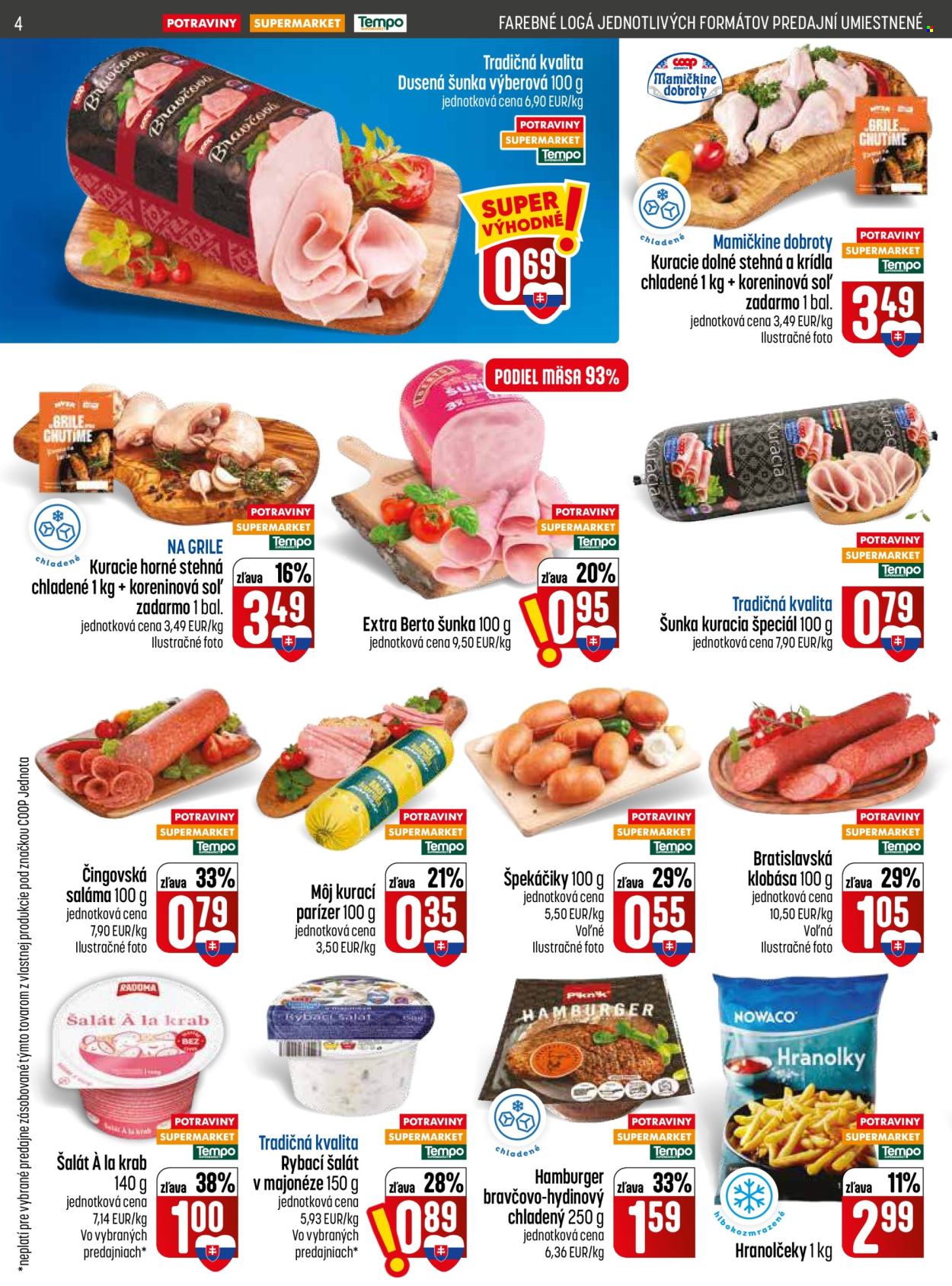 Leták COOP Jednota - 13.8.2026 - 19.8.2026. Strana 4