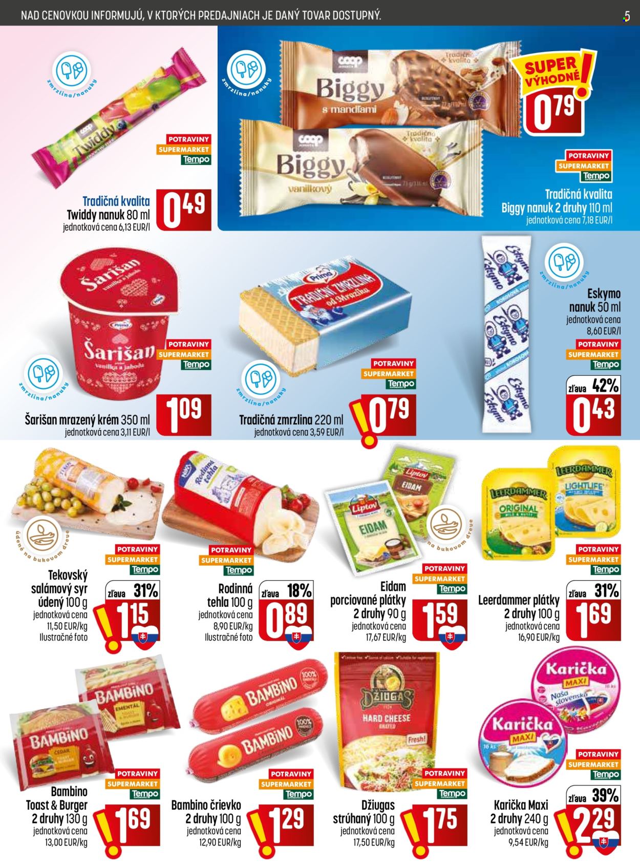 Leták COOP Jednota - 13.8.2026 - 19.8.2026. Strana 5