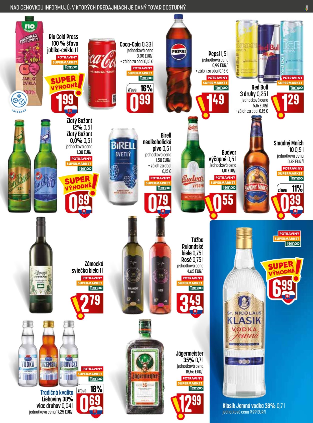 Leták COOP Jednota - 13.8.2026 - 19.8.2026. Strana 11