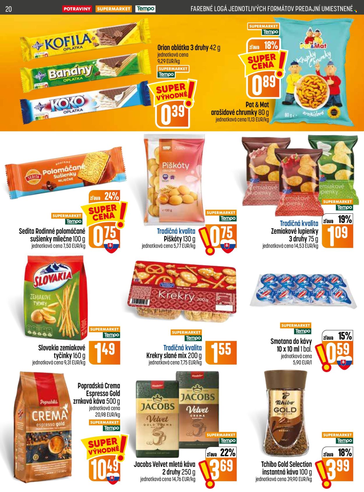 Leták COOP Jednota - 13.8.2026 - 19.8.2026. Strana 20
