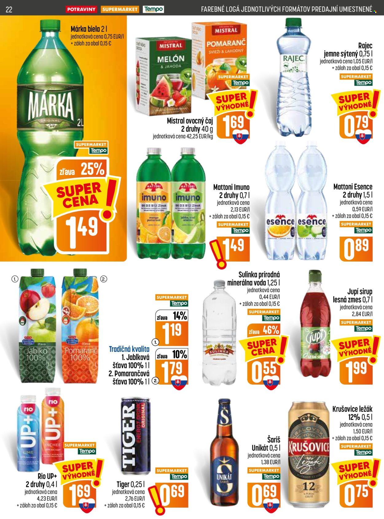 Leták COOP Jednota - 13.8.2026 - 19.8.2026. Strana 22
