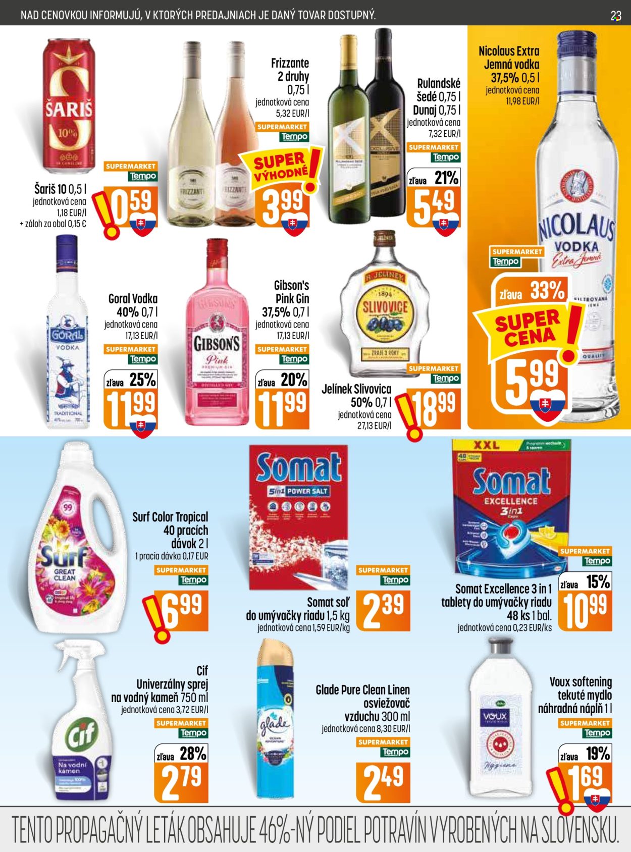 Leták COOP Jednota - 13.8.2026 - 19.8.2026. Strana 23