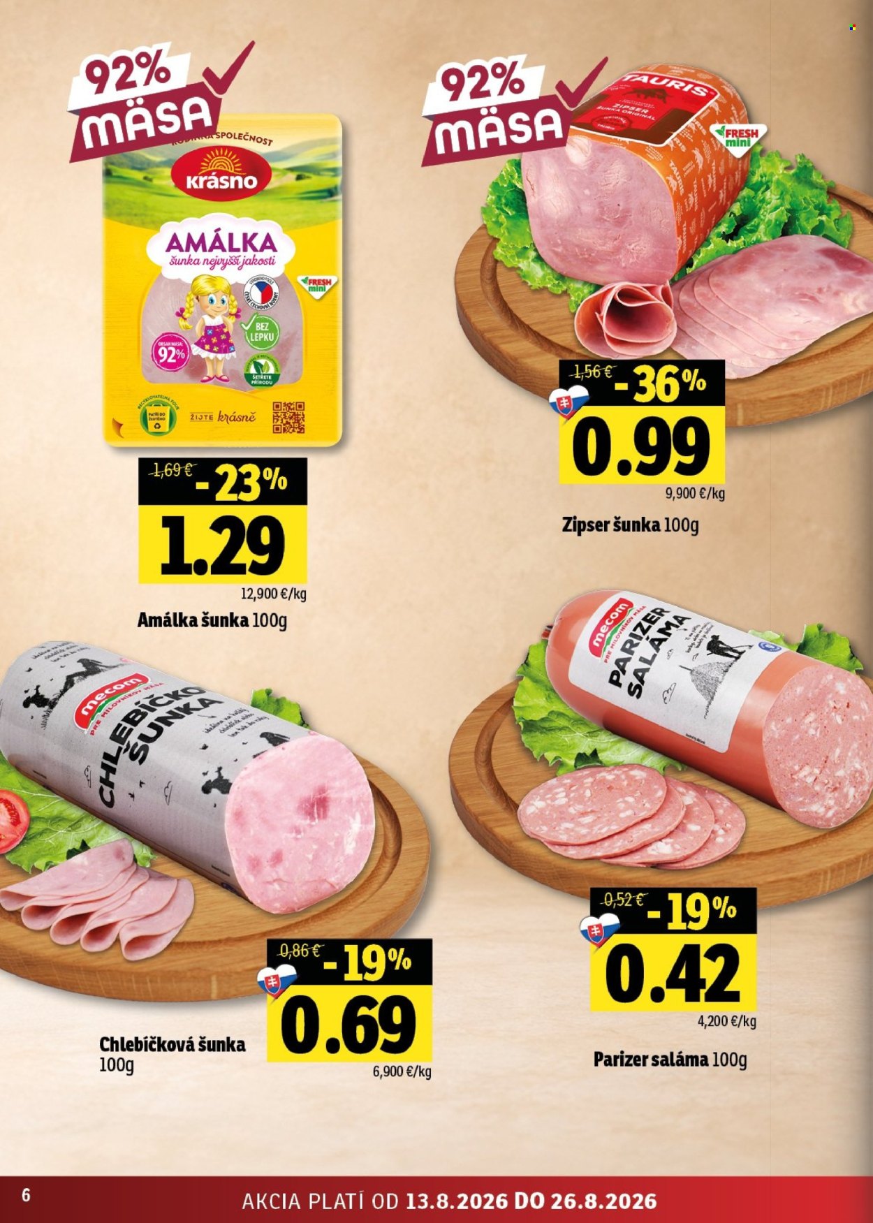 Leták FRESH - 13.8.2026 - 26.8.2026. Strana 6