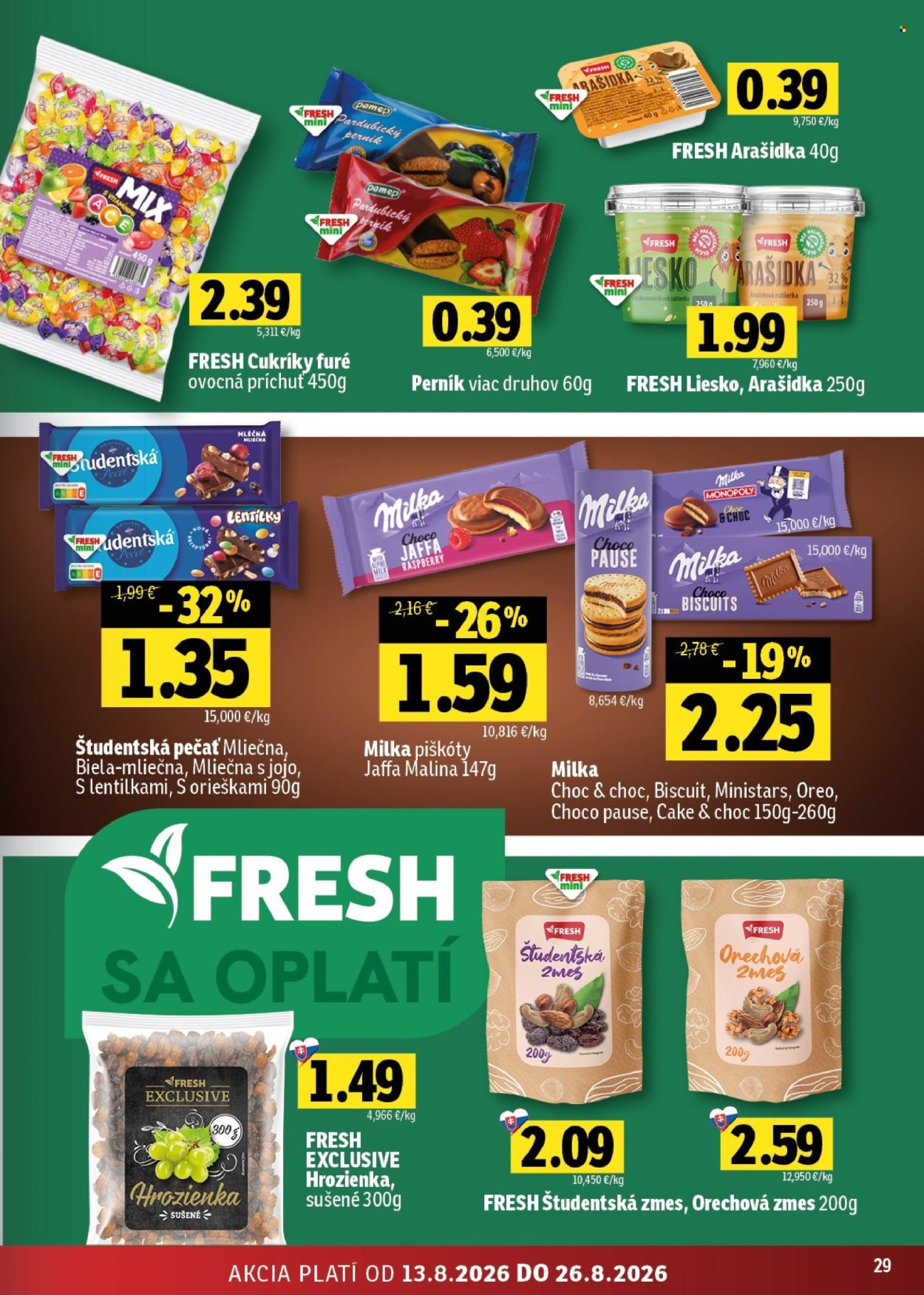 Leták FRESH - 13.8.2026 - 26.8.2026. Strana 29