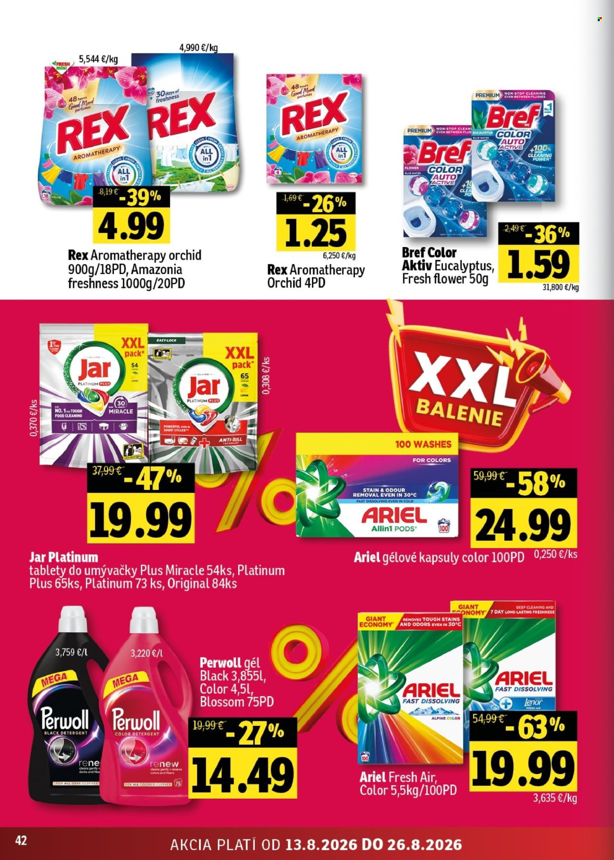 Leták FRESH - 13.8.2026 - 26.8.2026. Strana 42