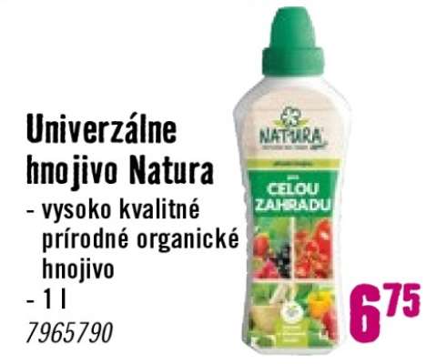 Univerzálne hnojivo Natura