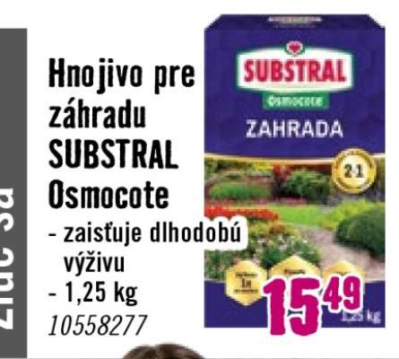 Hnojivo pre záhradu SUBSTRAL Osmocote