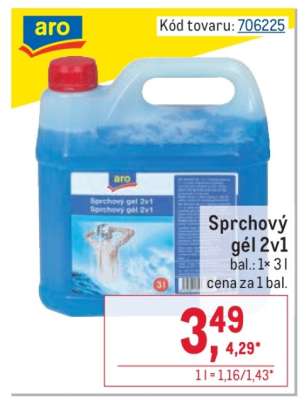 Sprchový gél 2v1