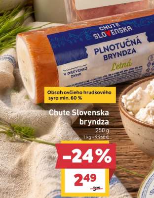 Chute Slovenska bryndza