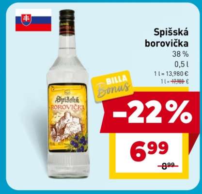 SPIŠSKÁ Borovička