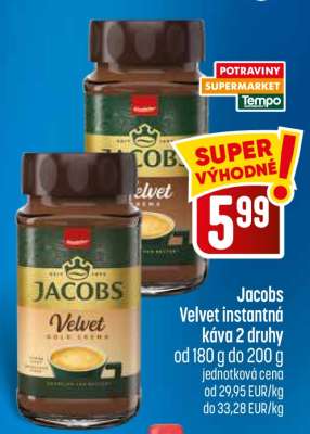Jacobs Velvet instantná káva