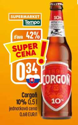 Corgoň 10% 0,5 l