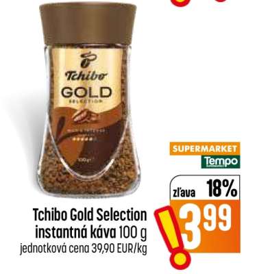 Tchibo Gold Selection instantná káva 100 g