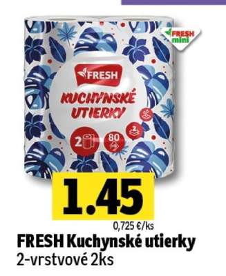 FRESH Kuchynské utierky
