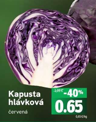 Kapusta hlávková červená