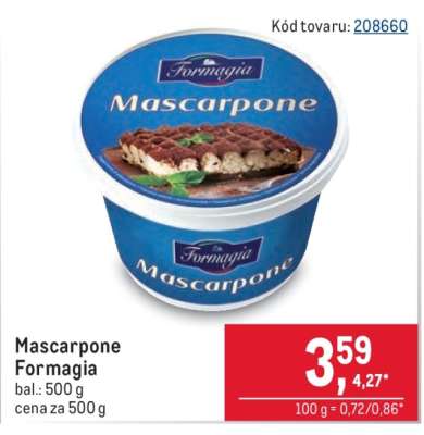 Mascarpone Formagia
