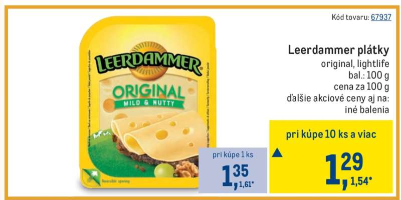 Leerdammer plátky