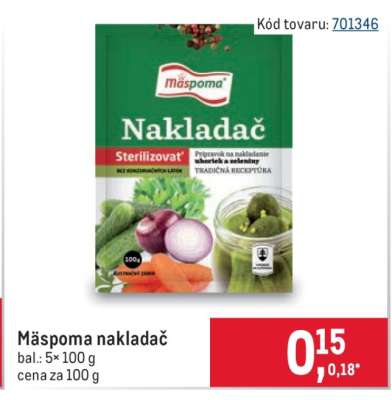 Mäspoma nakladač