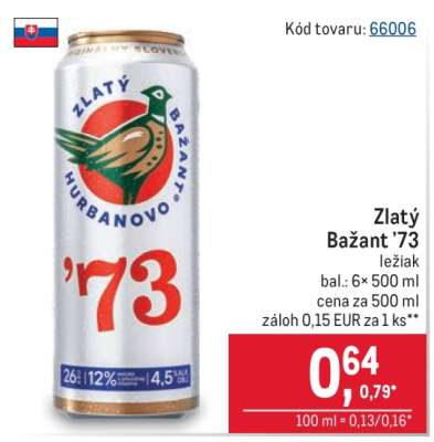 Zlatý Bažant ’73