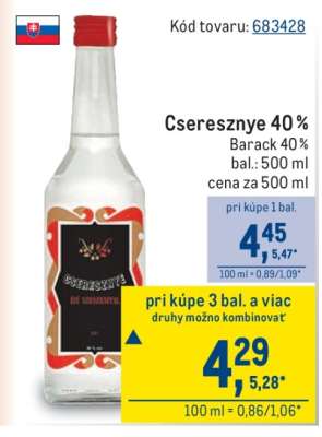 Cseresznye 40 %