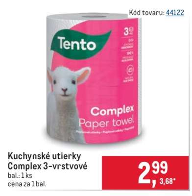 Kuchynské utierky Complex 3-vrstvové