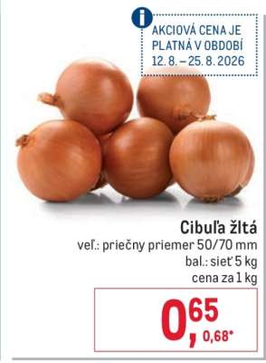 Cibuľa žltá