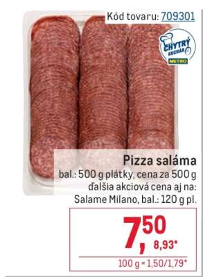 Pizza saláma