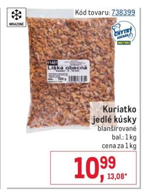 Kuriatko jedlé kúsky