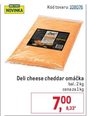 Deli Cheese Cheddar omáčka