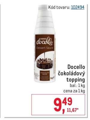 Docello čokoládový topping