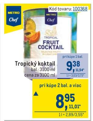 Tropický koktail