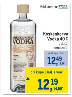 Koskenkorva Vodka 40 %