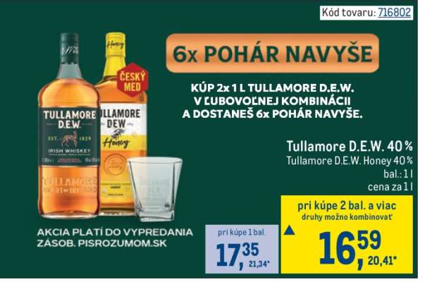 Tullamore D.E.W. 40 %