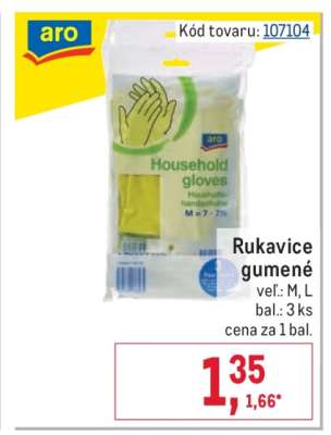 Rukavice gumené