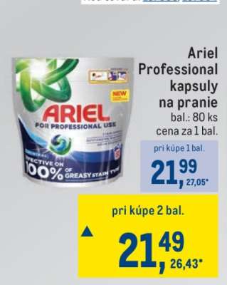 Ariel professional kapsuly na pranie