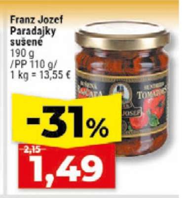 Franz Jozef Paradajky sušené